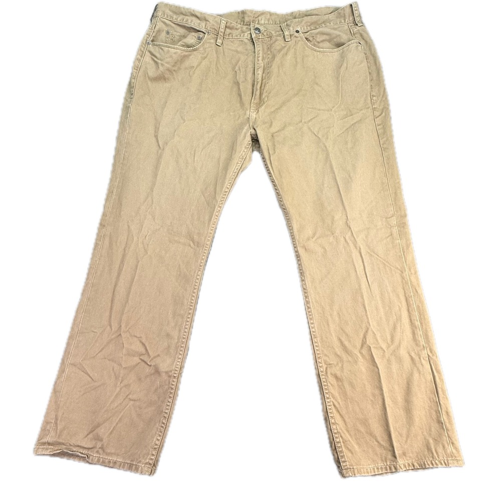 Polo Ralph Lauren Pants Men 44x30 Tan Khaki Cotton Twill Straight Leg Chinos
